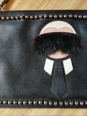 Fendi Karlito LIKE NEW Clutch SUPER RARE